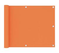 vidaXL Balcony Screen Orange 75x300 cm Oxford Fabric Protective Privacy Fence