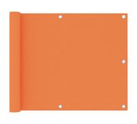 vidaXL Balcony Screen Orange 75x500 cm Oxford Fabric Protective Privacy Fence