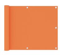 vidaXL Balcony Screen Orange 75x500 cm Oxford Fabric Protective Privacy Fence