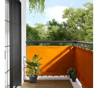 vidaXL Balcony Screen Orange 90x1000 cm 100% Polyester Oxford