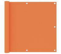 vidaXL Balcony Screen Orange 90x500 cm Oxford Fabric Protective Privacy Fence