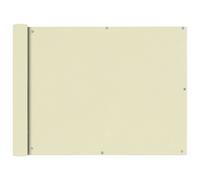Vidaxl Balcony Screen Oxford Fabric 90X400 Cm Cream Balcony Screens