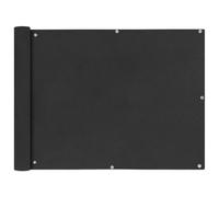vidaXL Balcony Screen Oxford Fabric 90x600cm Anthracite Garden Panel Sunshade