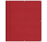 vidaXL Balcony Screen Red 120x1000 cm 100% Polyester Oxford garden screen