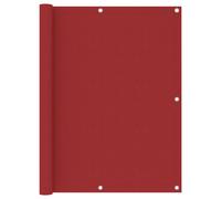 vidaXL Balcony Screen Red 120x600 cm Oxford Fabric Protective Privacy Fence