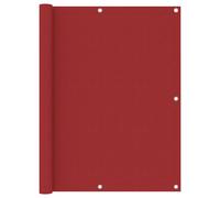 vidaXL Balcony Screen Red 120x600 cm Oxford Fabric Protective Privacy Fence