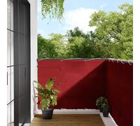 vidaXL Balcony Screen Red 120x800 cm 100% Polyester Oxford