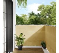 vidaXL Balcony Screen Sand 120x500 cm 100% Polyester Oxford