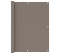 vidaXL Balcony Screen Taupe 120x300 cm Oxford Fabric Fence Privacy Screening