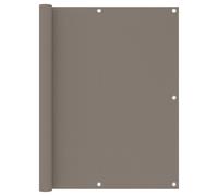 vidaXL Balcony Screen Taupe 120x400 cm Oxford Fabric