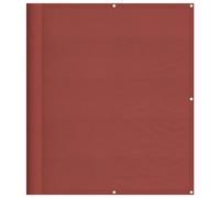 vidaXL Balcony Screen Terracotta 120x700 cm 100% Polyester Oxford