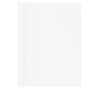 vidaXL Balcony Screen White 120x600 cm Oxford Fabric Privacy Screening Outdoor