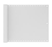vidaXL Balcony Screen White 75x300 cm HDPE Outdoor Privacy Garden Sunshade