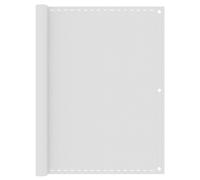 vidaXL Balcony Screen White HDPE Outdoor Patio Privacy Protective Fence Screen