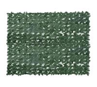 vidaXL Balcony Screen with Dark Green Leaves Garden Privacy Screen 200x150 cm