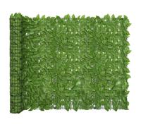 vidaXL Balcony Screen with Green Leaves 400x150 cm Privacy Screen Wind Breaker