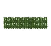 vidaXL Balcony Screen with Leaves Green 300 x 75 cm, Artificial Leaf Ivy Privacy Screen, Modern Balcony Decor, EasyToClean Weather-Resistant Garden Divider, Outdoor Shade