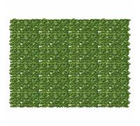 vidaXL Balcony Screen with Leaves Green and Yellow 200 x 150 cm, Artificial Leaf Ivy Privacy Screen, Modern Balcony Decor, EasyToClean Weather-Resistant Garden Divider, Outdoor Shade