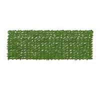 vidaXL Balcony Screen with Leaves Green and Yellow 300 x 100 cm, Artificial Leaf Ivy Privacy Screen, Modern Balcony Decor, EasyToClean Weather-Resistant Garden Divider, Outdoor Shade