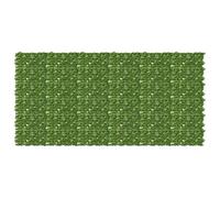 vidaXL Balcony Screen with Leaves Green and Yellow 300 x 150 cm, Artificial Leaf Ivy Privacy Screen, Modern Balcony Decor, EasyToClean Weather-Resistant Garden Divider, Outdoor Shade