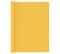vidaXL Balcony Screen Yellow 120x300 cm Oxford Fabric Outdoor Privacy Fence