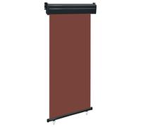 vidaXL Balcony Side Awning 105x250 cm Brown