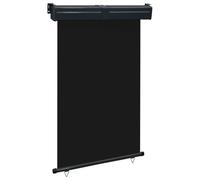 vidaXL Balcony Side Awning 125x250 cm Black