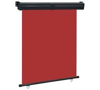 vidaXL Balcony Side Awning 145x250 cm Red