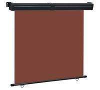 vidaXL Balcony Side Awning 165x250 cm Brown