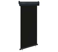 vidaXL Balcony Side Awning 85x250 cm Black