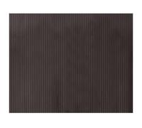 vidaXL Bamboo Area Rug 80x100 cm - Dark Brown Rectangular Mat with Non-Slip Backing for Living Room, Durable Water-Resistant Floor Covering