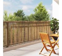 vidaXL Bamboo Fence Natural 400 x 125 cm Bamboo