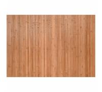 vidaXL Bamboo Floor Mat 70x200 cm - Natural Brown Rectangular Runner, Water-Resistant, Anti-Slip Backing, Rollable & Easy Clean
