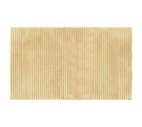 vidaXL Light Nature Bamboo Area Rug - Rectangular Carpet Runner with Anti-Slip Backing for Living Room, Bedroom, Indoor/Outdoor