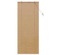 vidaXL Bamboo Roller Blinds - Perfect for your living room. Modern, eco-friendly and translucent with a semi-transparent design that looks great in the bedroom. Manual operation.
