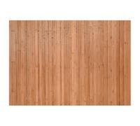 vidaXL Bamboo Rug - Natural Brown Rectangular Floor Mat/Carpet Runner for Living Room, Hallway - Anti-Slip, Water-Resistant, Easy Clean - 70x100cm