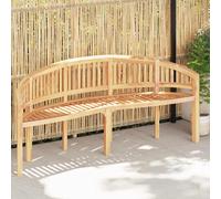 Banana Bench 200 cm Solid Teak Wood