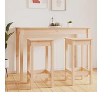vidaXL Bar Chairs 2 pcs 40x40x78 cm Solid Wood Pine