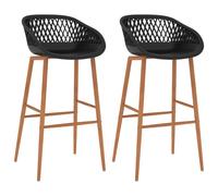 2/4x Bar Chairs Pub Bistro Chairs Counter High Bar Stools Multi Colours vidaXL