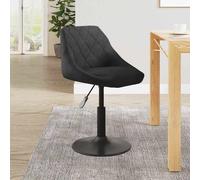 vidaXL Bar Stool Black Velvet