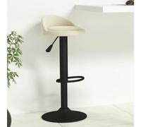 vidaXL Bar Stool Cream Velvet