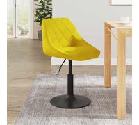 vidaXL Bar Stool Mustard Yellow Velvet