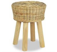 Vidaxl Bar Stool Natural Rattan