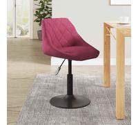 vidaXL Bar Stool Wine Red Velvet