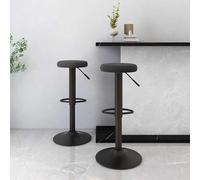 vidaXL Bar Stools 2 pcs Black Velvet