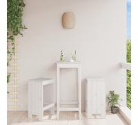 (white pine, 40 x 36 x 75 cm) vidaXL Garden Stools Outdoor Bar Stool Wooden Chair 2 pcs Solid Wood Pine