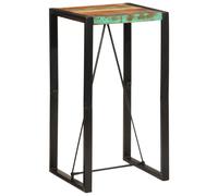 vidaXL Bar Table 23.6x21.7x43.3 Solid Wood Reclaimed