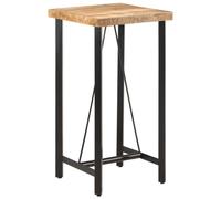 vidaXL Bar Table 55x55x107 cm Solid Wood Mango and Iron