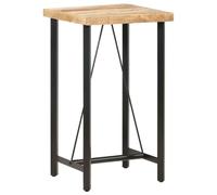 vidaXL Rough Mango Wood Bar Table Dinner Table Kitchen Dining Room Furniture