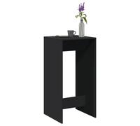 Bar Table Black 51x50x103.5 cm Engineered Wood